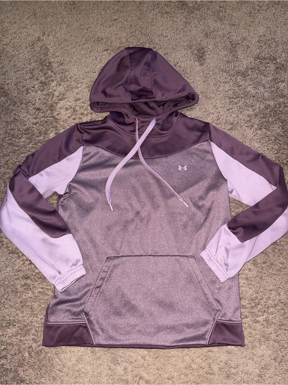 Under Armour Women's Dusty Lavender Loose Pullover Hoodie